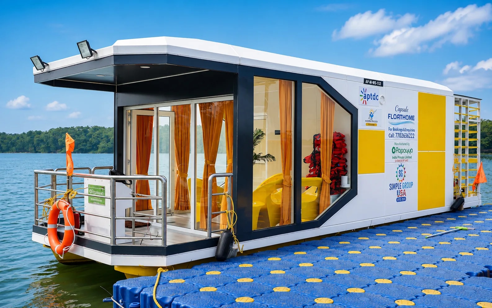 Capsule Float Home at  Bhavani Island